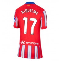 Camiseta Atletico Madrid Rodrigo Riquelme #17 Primera Equipación para mujer 2024-25 manga corta